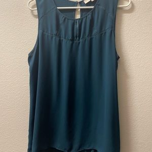 Loft Teal Sleeveless top